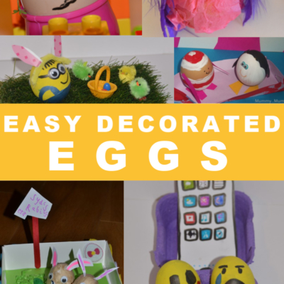 Easy decorated eggs for Easter