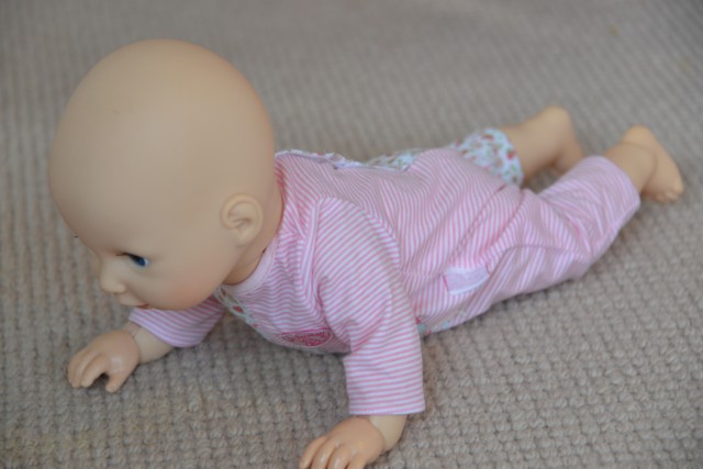 baby annabell crawling doll