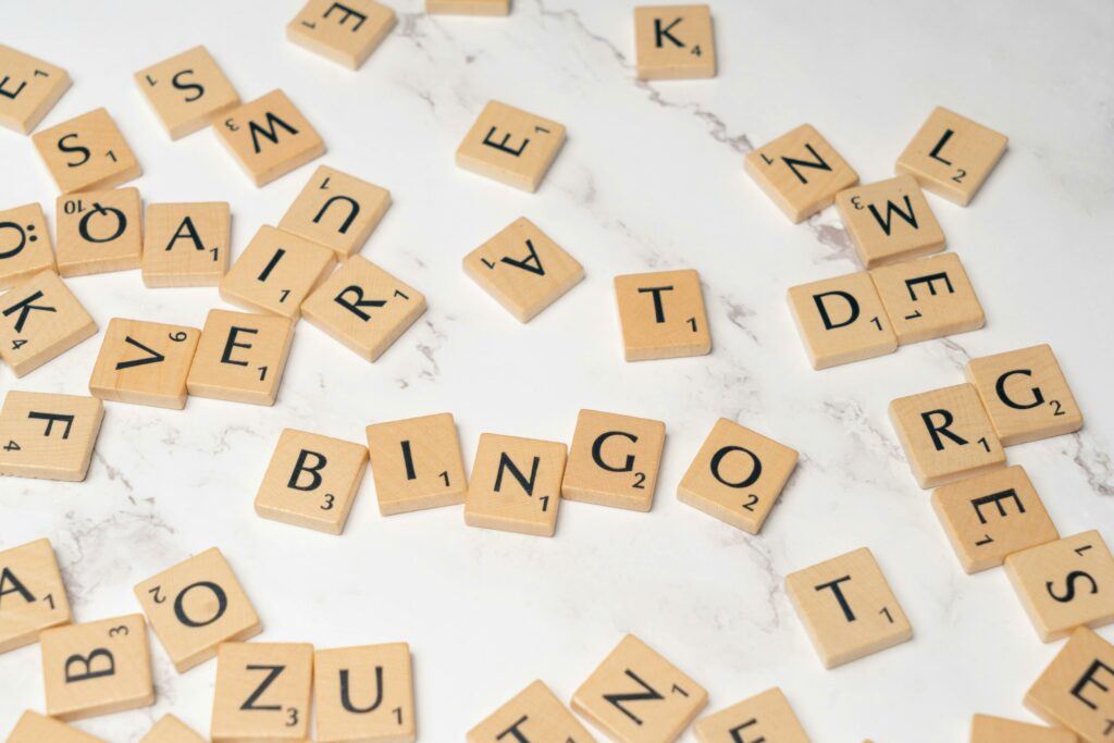 scrabble letters